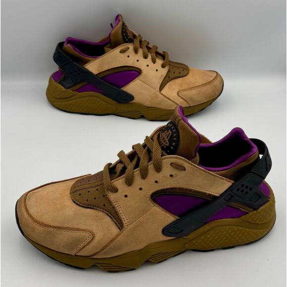 Nike Air Huarache LE \'Praline\' Brown/Purple DH8143-201 Men\'s Sz 11 # 306 main image 6